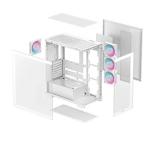 DeepCool CG580 4F WH Computer Case — Korpuslər, Bakı (3)