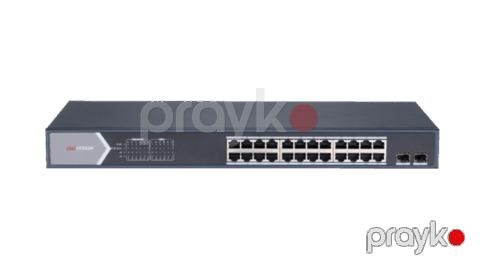 Hikvision 24 Port Gigabit Smart POE Switch — Pctech — Surveillance cameras