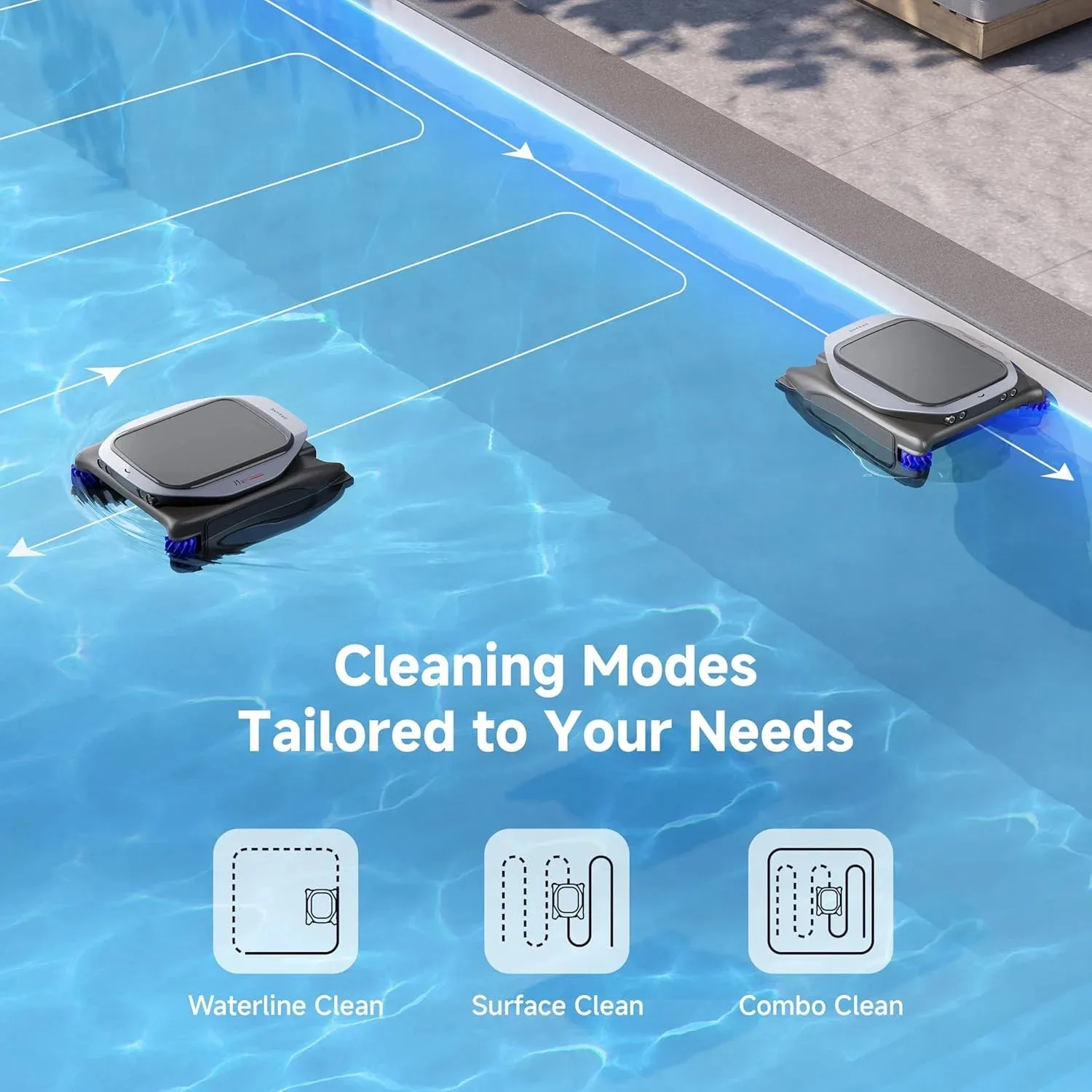 Hovuz robotu Dreame Robotic Pool Skimmer J1 PNUJ4110) — Mallar, Bakı (4)