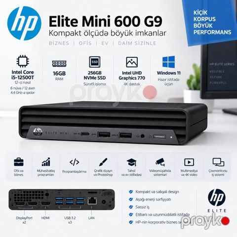 HP Elite Mini 600 G9 — Bakı