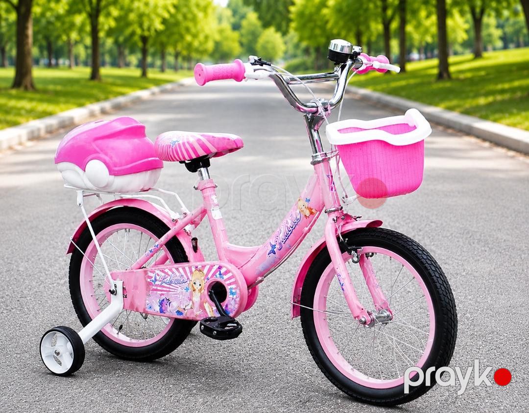 Uşaq velosipedi Full Bike, 12 düym, Çəhrayı — Velosipedlər, Bakı (2)