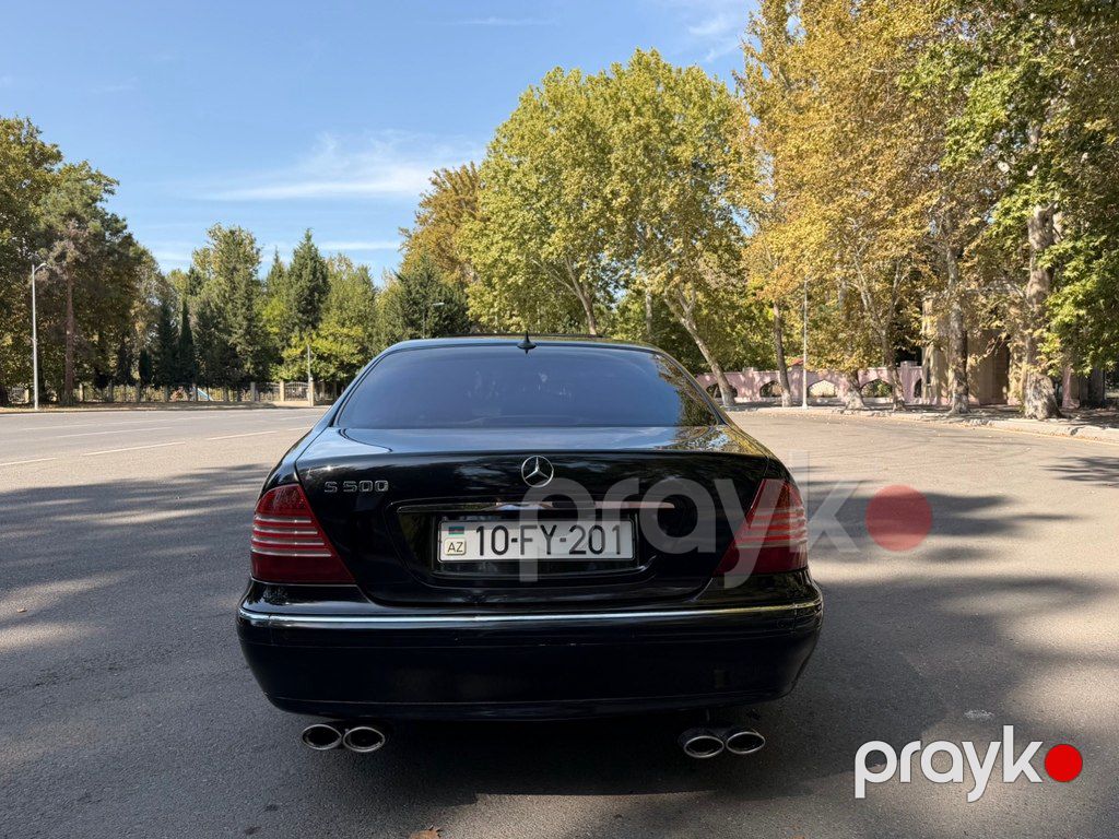 Mercedes S 500 4MATIC, 5.0 L, 2003 il, 368 977 km — Avtomobillər, Mingəçevir (12)