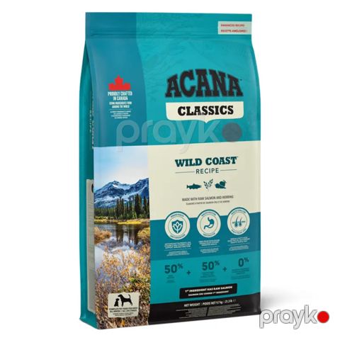 Quru yem itlər üçün Acana Wild Coast Recipe 14.5 kq — Bakı