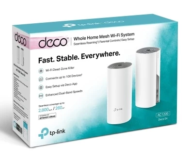 TP-Link Deco E4 AC1200 2 Unit Mesh system — Bakı