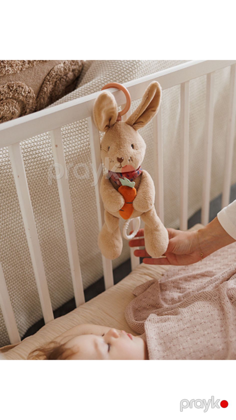 Yumşaq oyuncaq Babyono, Rabbit Karo 1686, Oyuncaq kukla, Peluş, Rəngarəng, 0+ yaş — Yumşaq oyuncaqlar, Bakı (3)