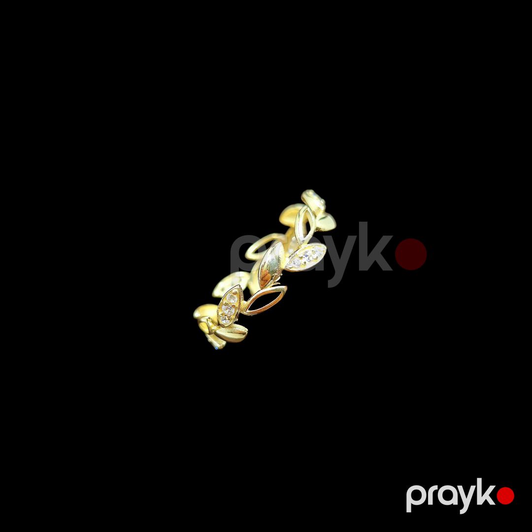 Qadınlar üçün üzük Azgold 10007, qızıl 585 əyar No Brand — Mallar, Bakı (3)