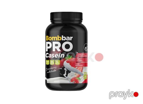 Proteinli kokteyl Bombbar Pro Casein Strawberry Milkshake, 900 q — Bakı