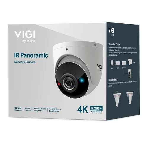Vigi InSight S485PI 8MP IR Panoramic Turret Network Camera — Surveillance kameralar, Bakı (3)