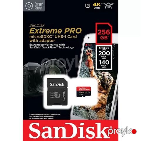 Yaddaş kartı "San Disk Extreme Pro 256 GB" — Bakı