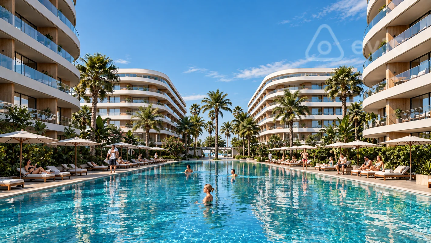 1 otaqlı mənzil, 64.1 m², Sea Breeze, Palm Beach — Mənzil, Bakı (3)