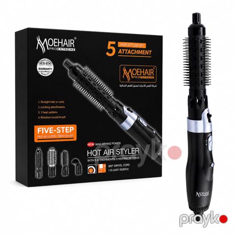 6541 Məhsulun adı: Fen Moehair MO-7047 1000 W qara 5 taxmalı Brend