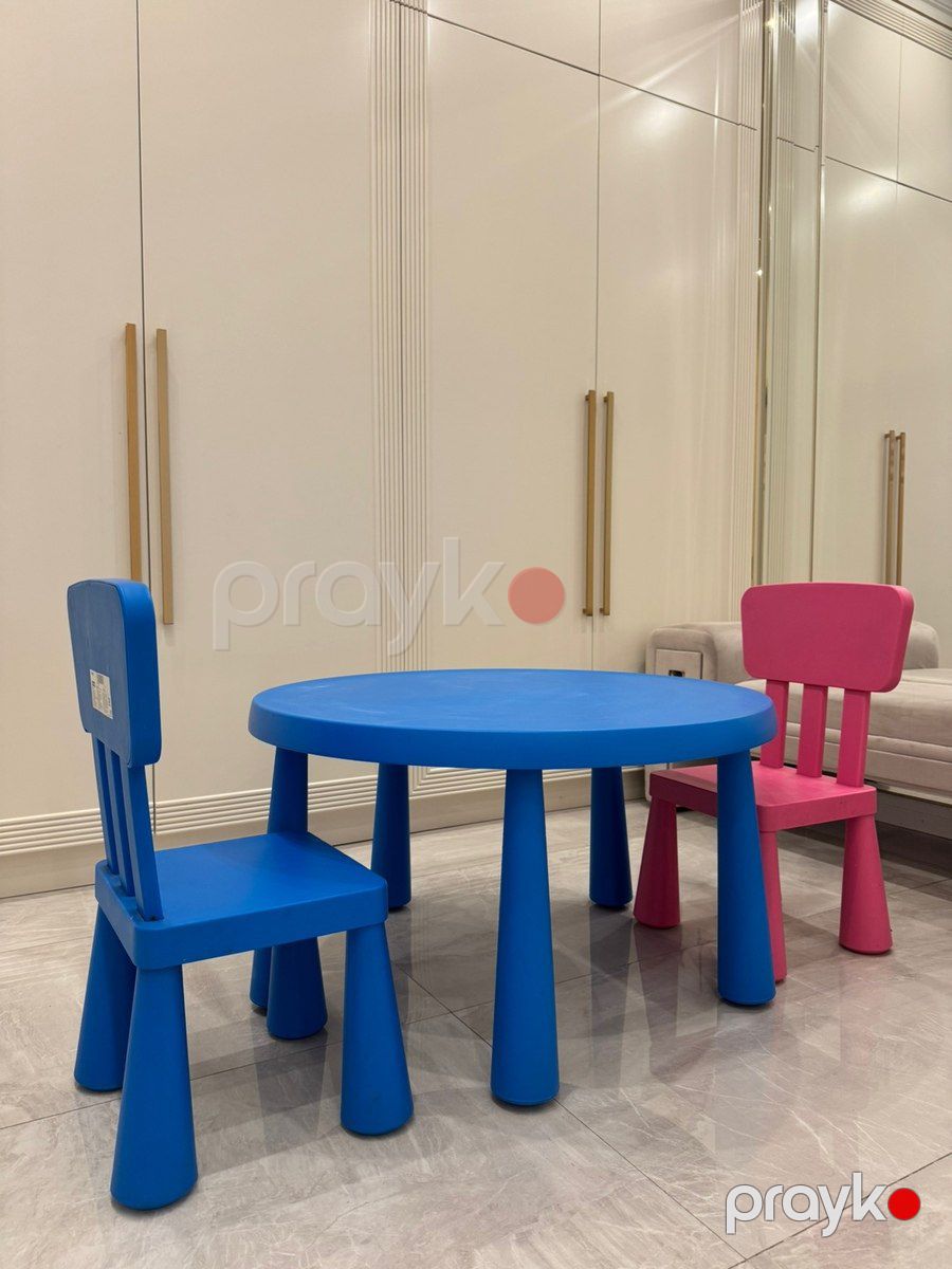 Uşaq masası və taburetlər — Mebel, Bakı (2)