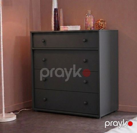 Komod MB11, antrasit, laminat, 90x80x45 sm — Bakı