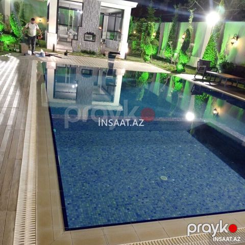 Premium hovuz tikintisi — Bakı