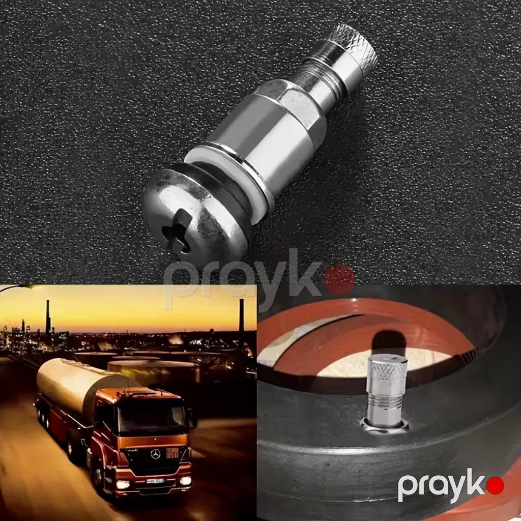 Dəmir avtomobil təkər klapanı (metal şin klapanı) – 4 ədəd dəst — Təkər aksesuarları, Bakı (3)