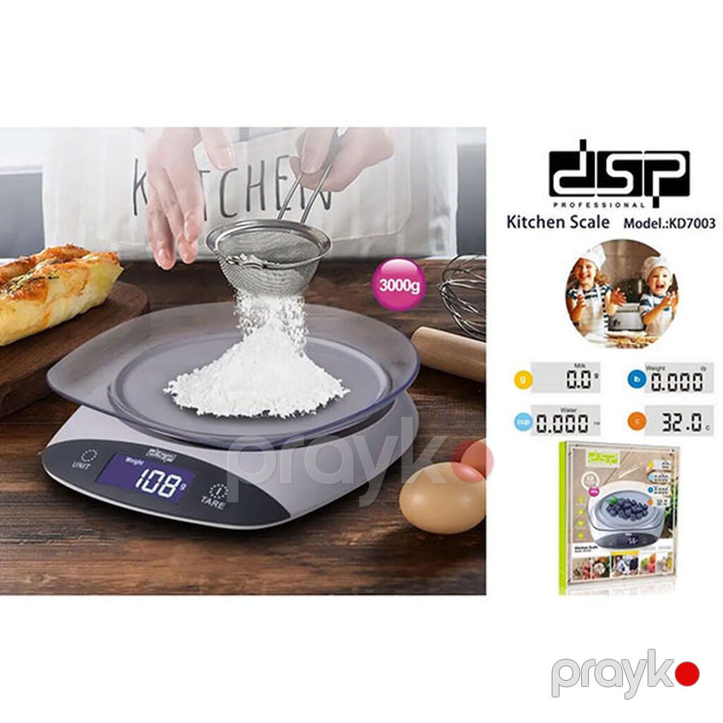 9718 Məhsulun adı: Mətbəx tərəzisi DSP KD7003 Silver Brend: DSP — Mətbəx əşyaları, Bakı (2)