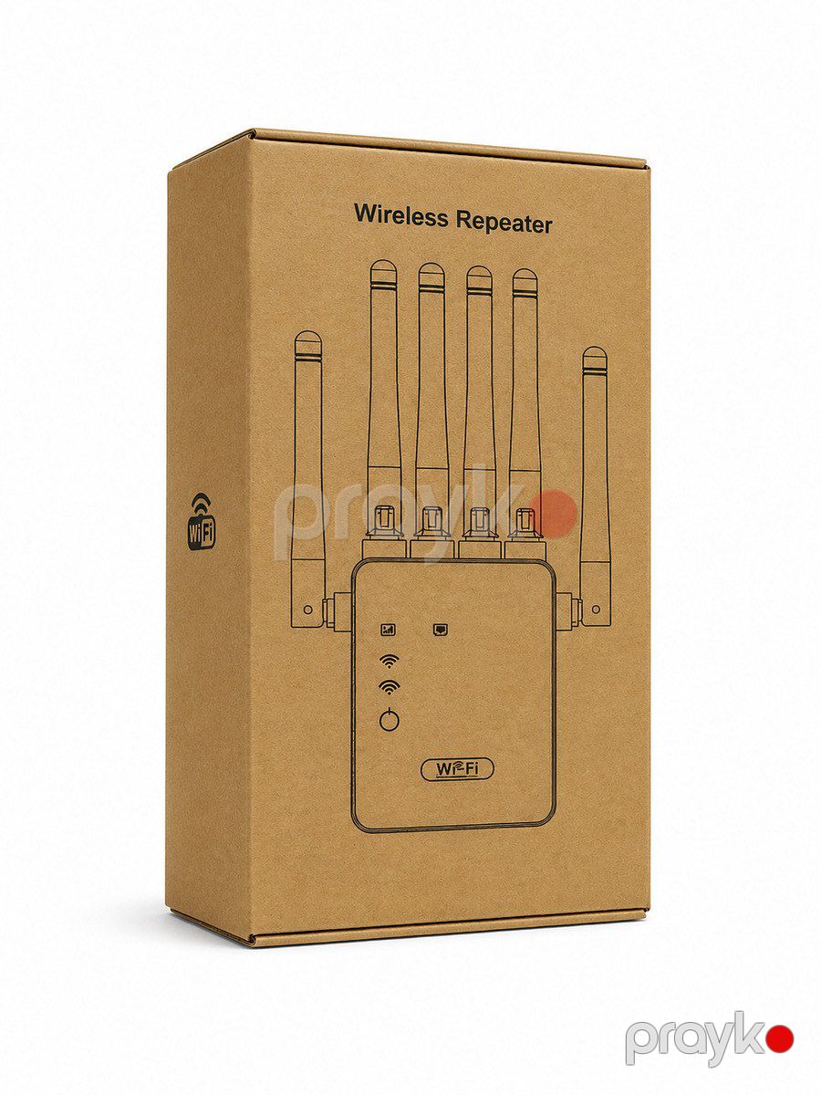 6 antenalı Wi-Fi AP/Repeater simsiz siqnal gücləndirici — Şəbəkə və server avadanlığı, Bakı (2)