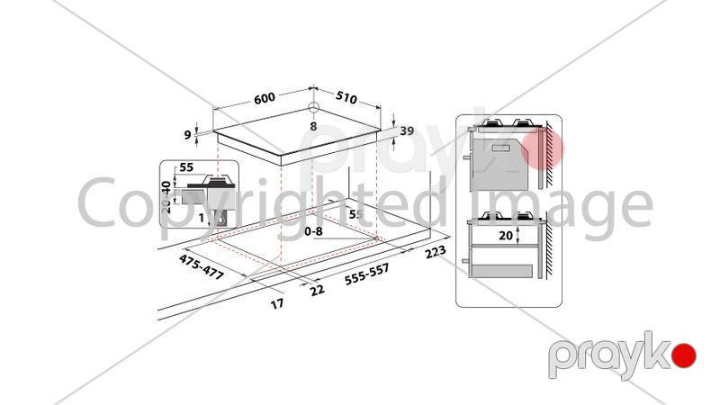 Qaz plitəsi Hotpoint-Ariston 9YPSN 645(OW) GH R/HA — Ev texnikası, Bakı (4)