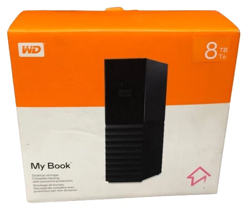 External HDD Western Digital My Book 8TB (WDBBGB0080HBK-NB) — Bakı