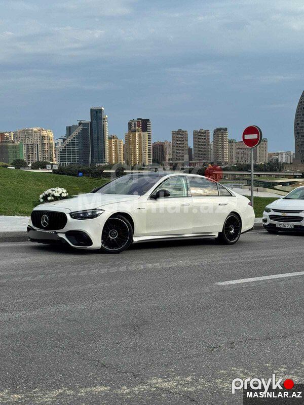 Mercedes mercedes bey gəlin toy maşıni sifarişi, 2021 il — Minik avtomobili icarəsi, Bakı (7)