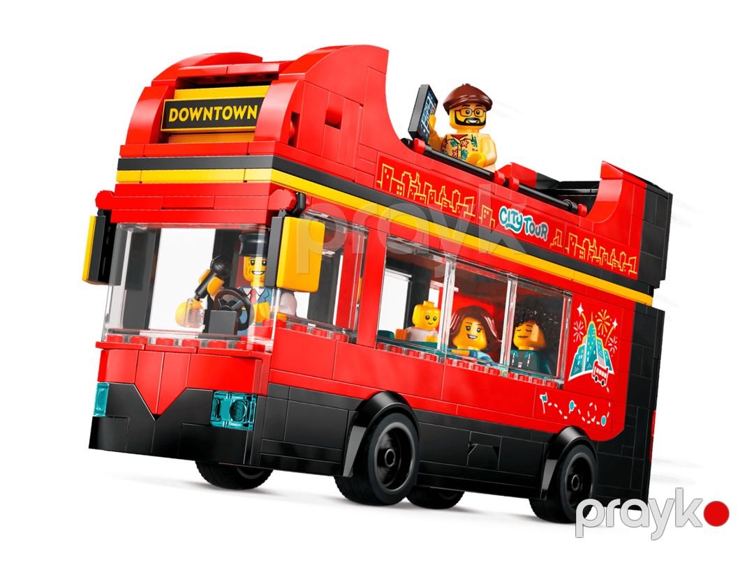 Konstruktor No Brand Red Double-Decker Sightseeing Bus V29 60407 — Mallar, Bakı (3)