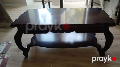 Oval masa, Açılmayan, Təkərsiz, Taxta, Zəmanətsiz — Bakı