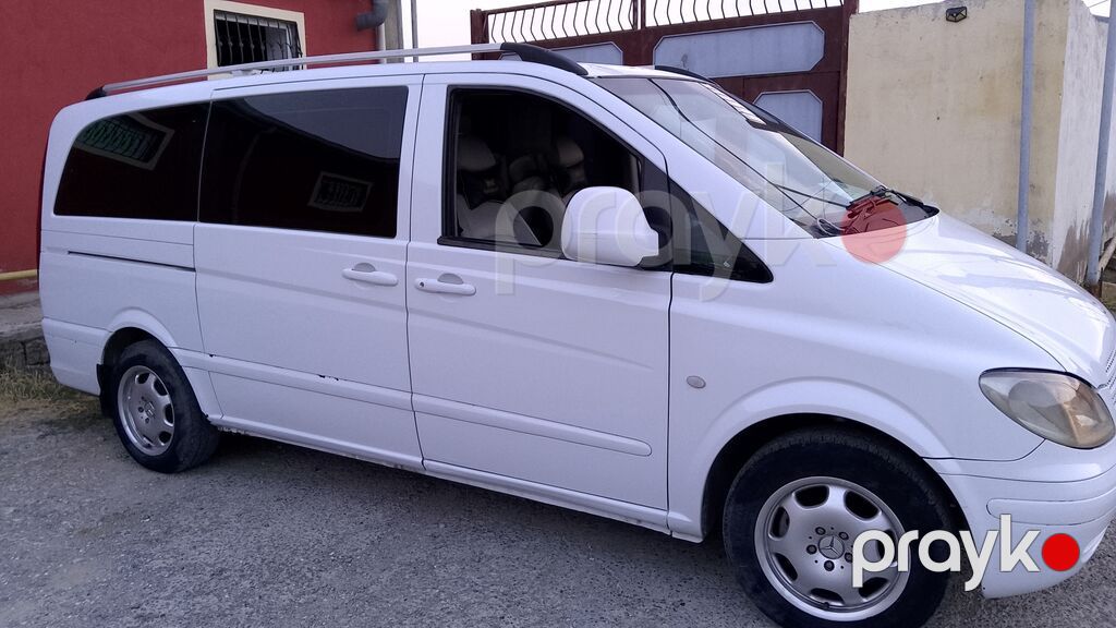 Mercedes-Benz Vito miniven - Kuzov: ağ rəng, sürgülü yan qapı — Avtomobillər, Qobu (3)