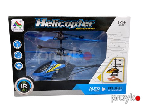 Radio ilə idarə olunan helikopter 1, plastik, göy, 14+ yaş — Bakı