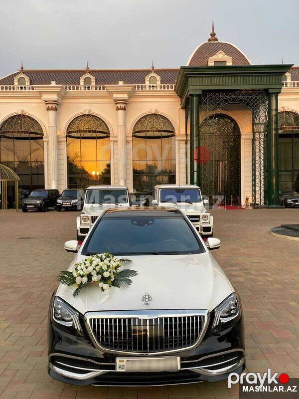 Mercedes black white s class, 2019 il — Minik avtomobili icarəsi, Bakı (6)