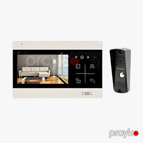 Hermax HR-LN-04 Black + HE-ST-60P 4.3" TFT Ekranlı Video Domofon Dəsti — Bakı