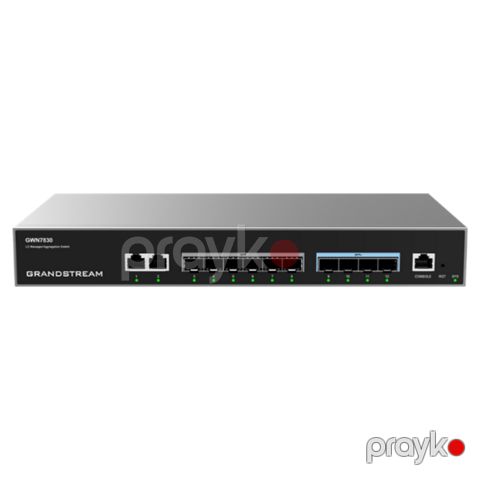 Grandstream GWN7830 Layer 3 Managed Network Switch 6x SFP 4x SFP+ 2x GbE — Pctech — Surveillance cameras