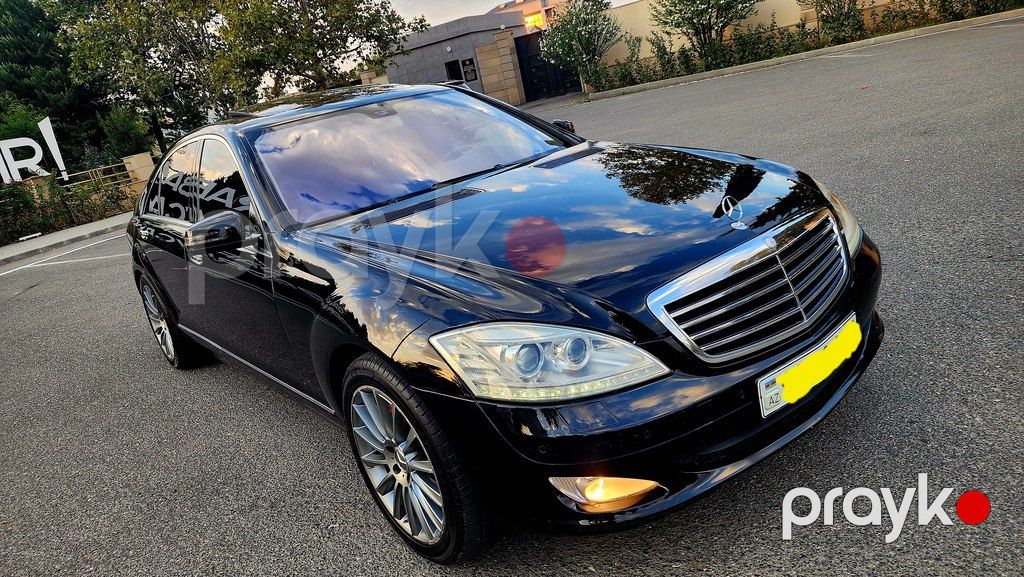 Mercedes S 350, 3.5 L, 2006 il, 216 350 km — Avtomobillər, Gəncə (2)