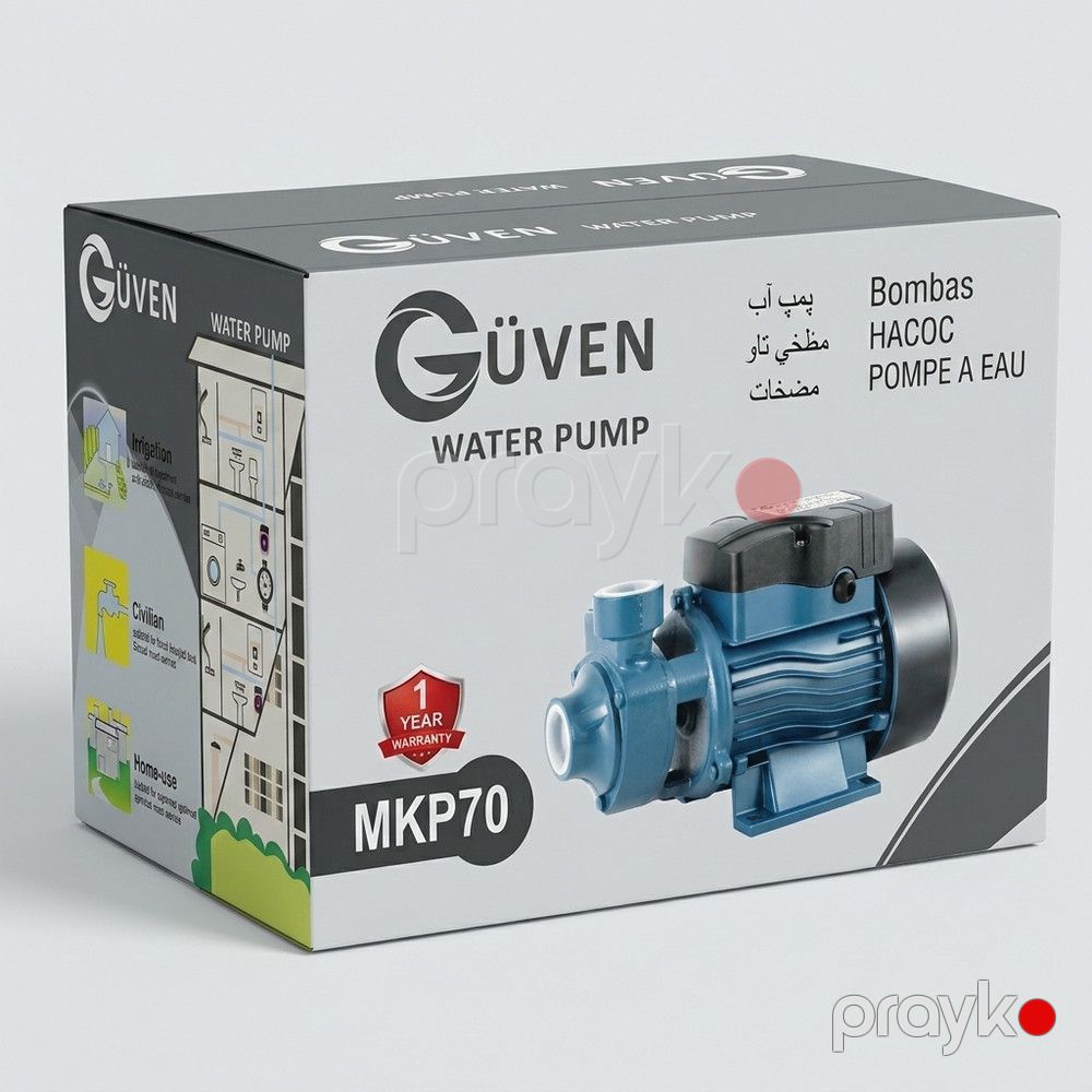 Su nasosu Güven, MKP70, 550 Vt, 55 m, 50 litr/dəq — Mallar, Bakı (2)