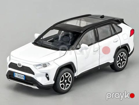 Oyuncaq maşın 1:24 Tayota Rav4 Hybrid, ağ — Bakı