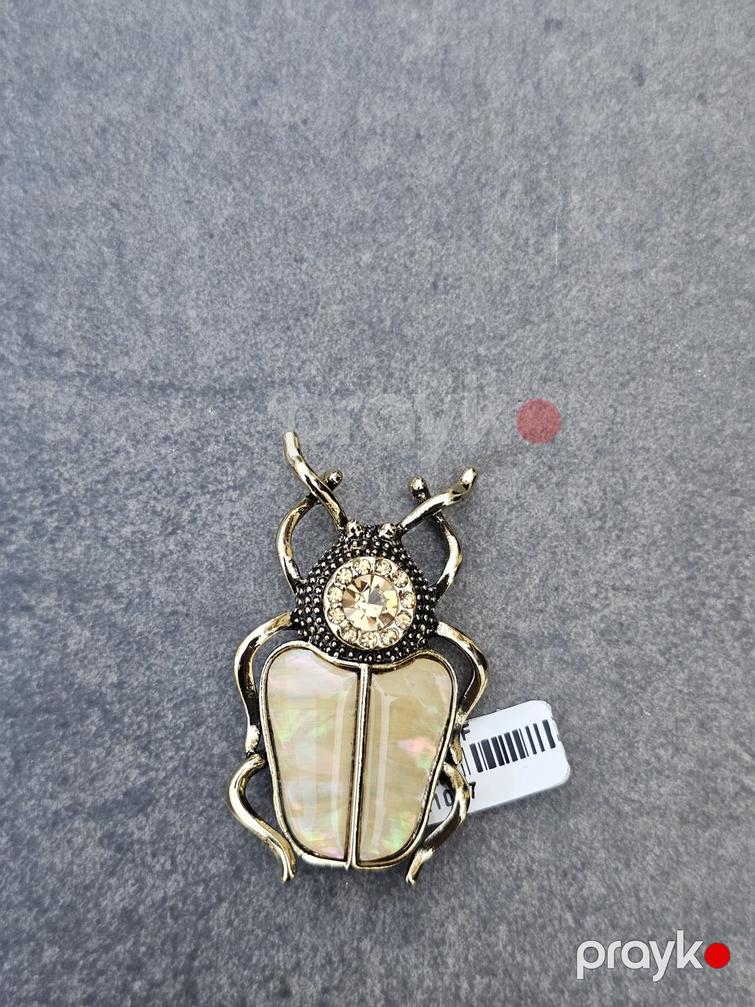 Broş qadınlar üçün 6510, metal/təbii daş — Mallar, Bakı (2)