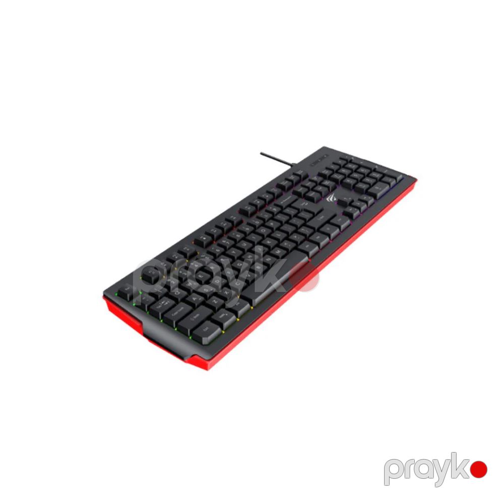 Havit KB866L Gaming Wired Keyboard RGB (Qara + Qırmızı) (HVKB-KB866L-BR) — Periferik cihazlar, Bakı (2)