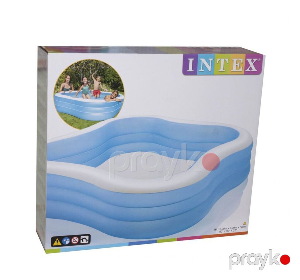 8005 Məhsulun adı: Şişmə hovuz Intex 57495 Waves, 229x229x56 sm — Hovuzlar, Bakı (2)