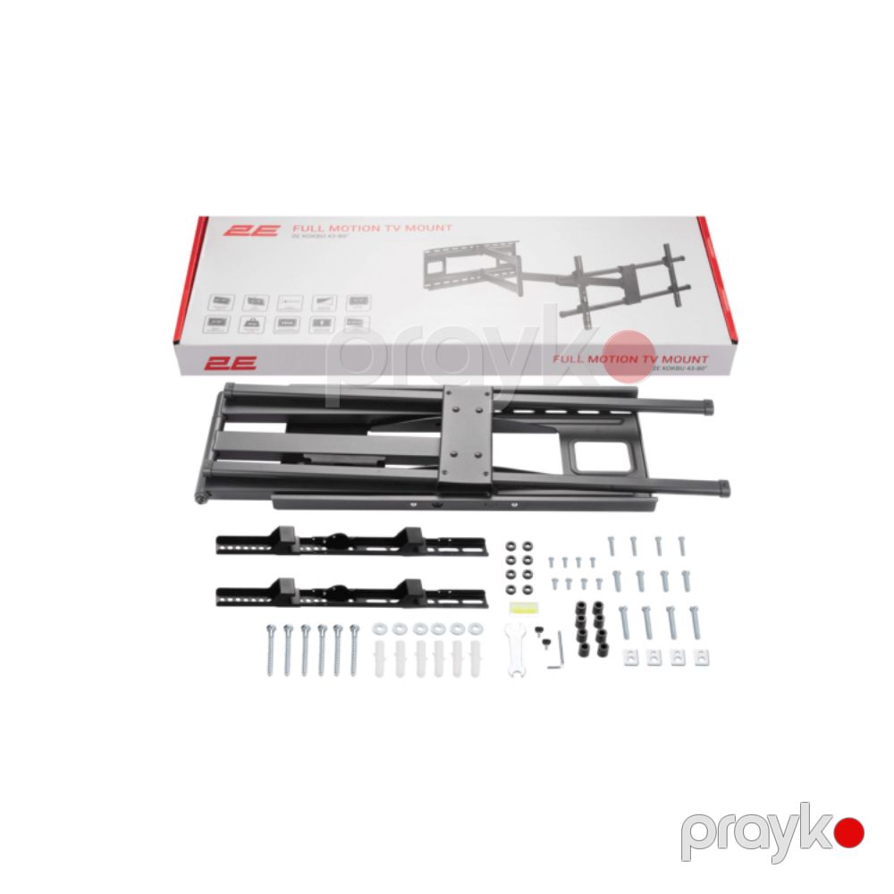 2E Full motion TV Mount Kokbu 43-80″ (2E2GEN800.50.100) — Ev texnikası, Bakı (2)