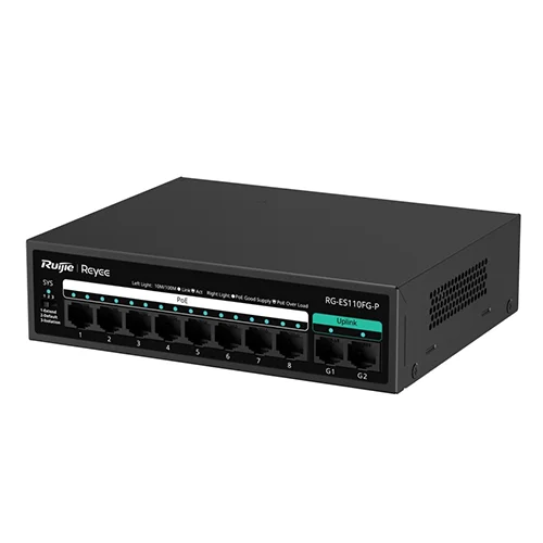 Reyee RG-ES110FG-P Unmanaged Switch — Şəbəkə və server avadanlığı, Bakı (2)