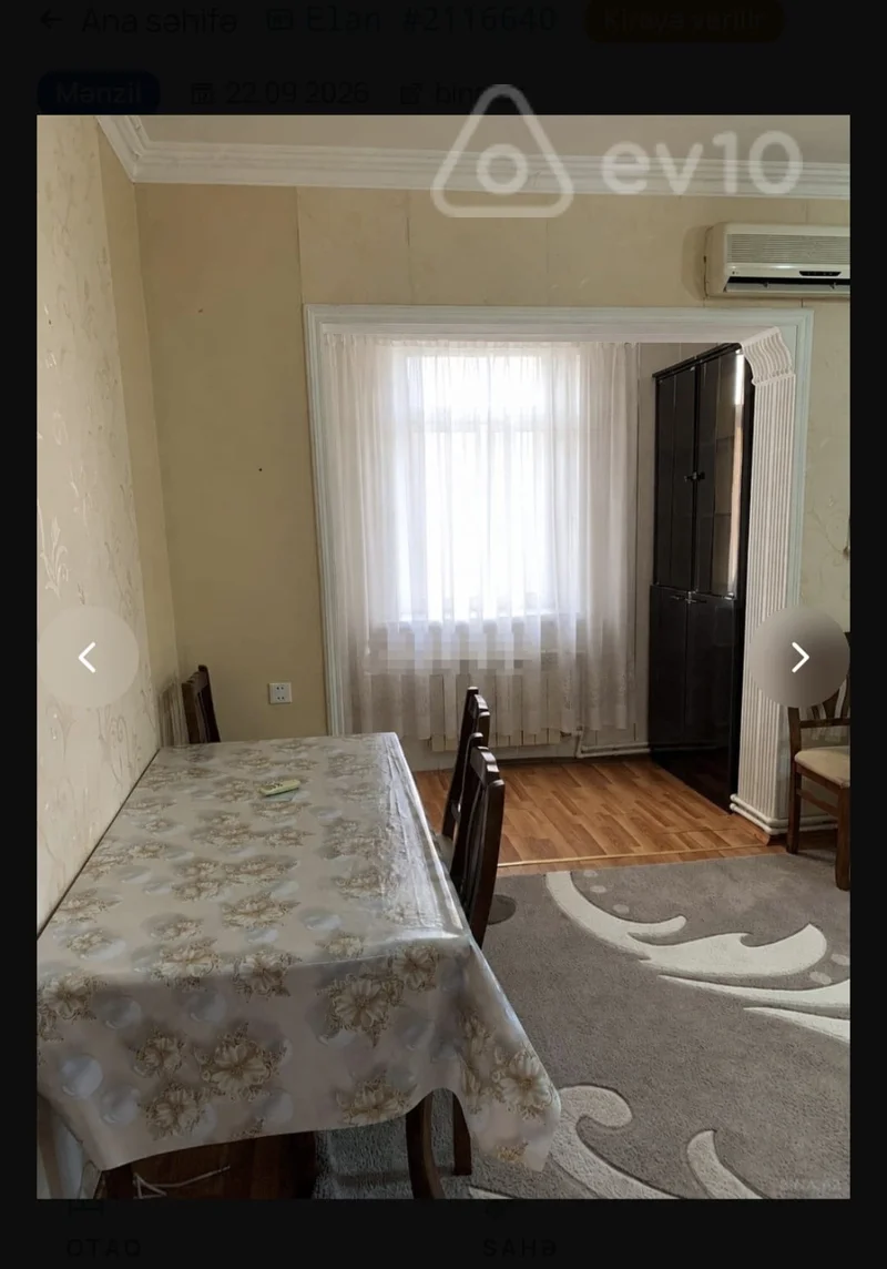2 otaqlı mənzil, 48 m², Qara Qarayev pr. 59, — kirayə — Mənzil, Bakı (4)