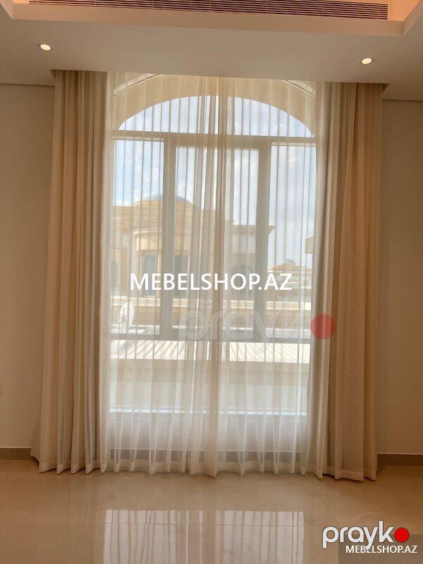 Tül pərdə — Pəncərələr, qapılar, balkonlar, Bakı (2)