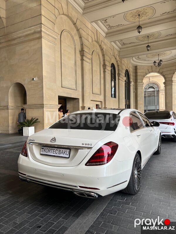 Mercedes Maybach S560, 2020 il — Minik avtomobili icarəsi, Bakı (3)