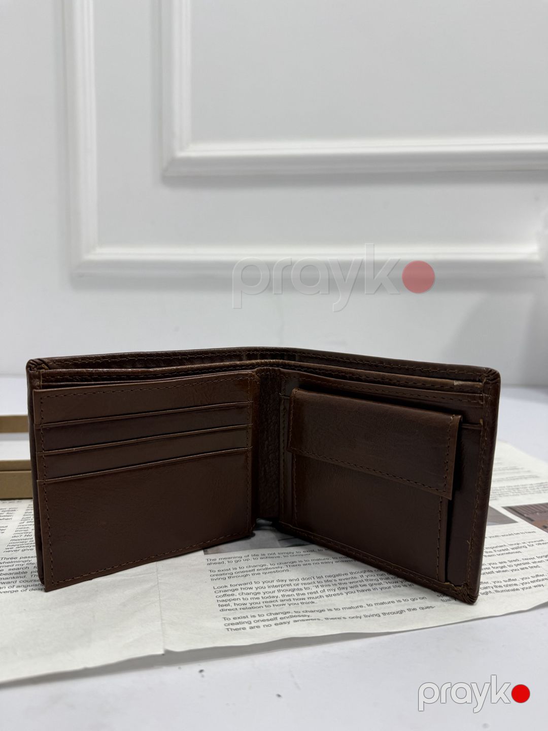 Pul kisəsi 93371822 kişilər üçün qəhvəyi — Mallar, Bakı (3)
