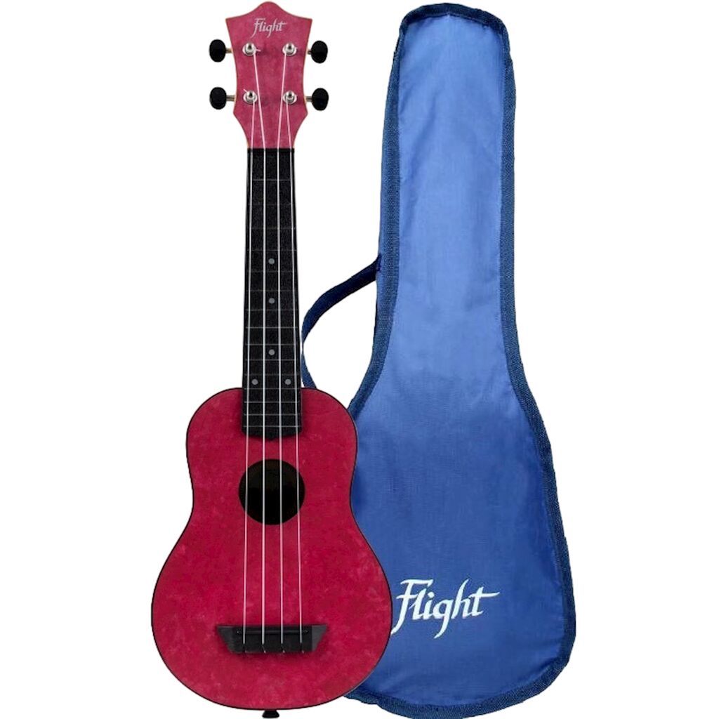 3800 Məhsulun adı: Ukulele Flight TUS65 Ruby Travel Soprano Brend — Gitarlar və digər simli alətlər, Bakı (4)