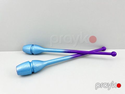 1324 Məhsulun adı: Bədii gimnastika üçün gürz, göy/bənövşəyi, 35 sm — Bakı