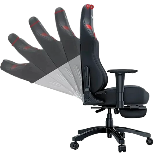 AndaSeat Luna Pro (AD18T-44-BR-PV) Black-Red Gaming Chair — Sistem blokları, Bakı (3)