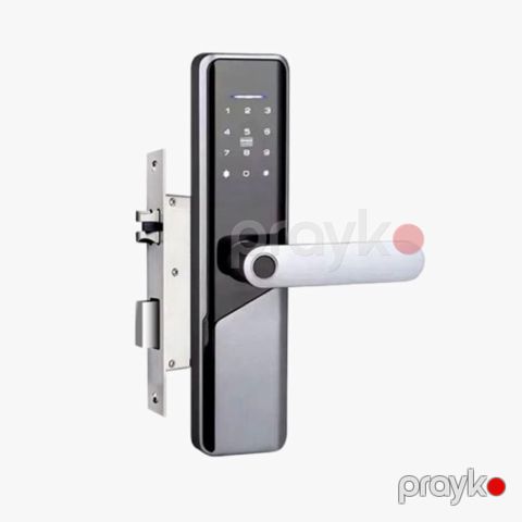Smart Lock QL-S814 Ağıllı Qapı Kilidi – Barmaq İzi, Şifrəli Giriş və Mobil İdarəetmə — Bakı