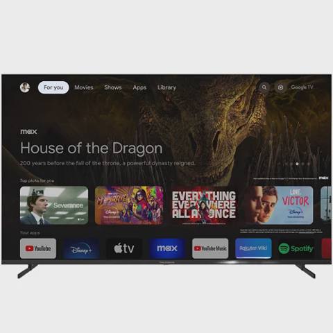 Smart Google TV Thomson 65UG4S14 4K D-led — Monitors