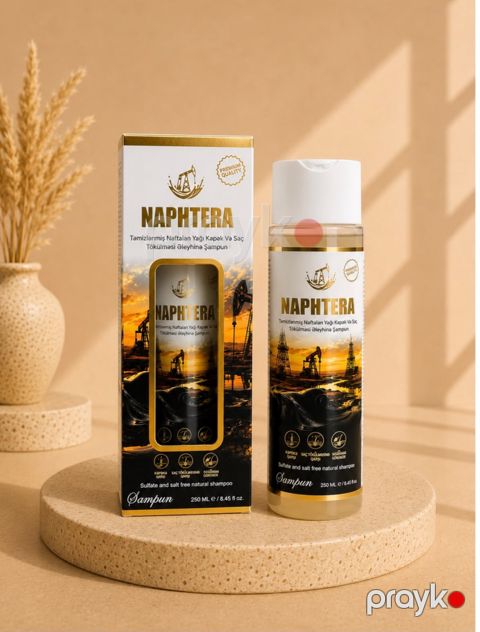 Saç tökülməsi və kəpək əleyhinə şampun Naphtera, 250 ml — Bakı
