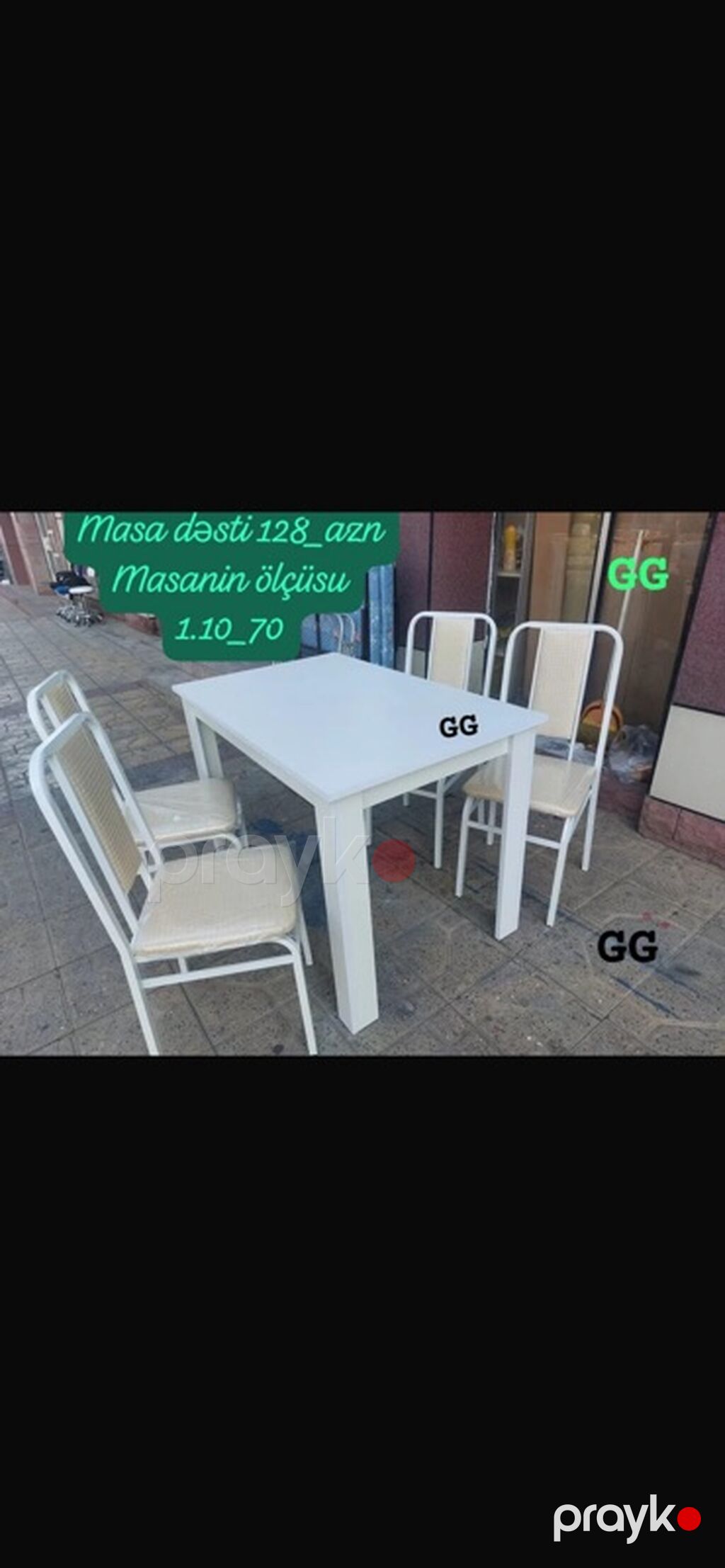 Mebel kateqoriyası – masa və oturacaq dəstləri 1) 4 nəfərlik yemək — Masalar və stullar, Bakı (7)
